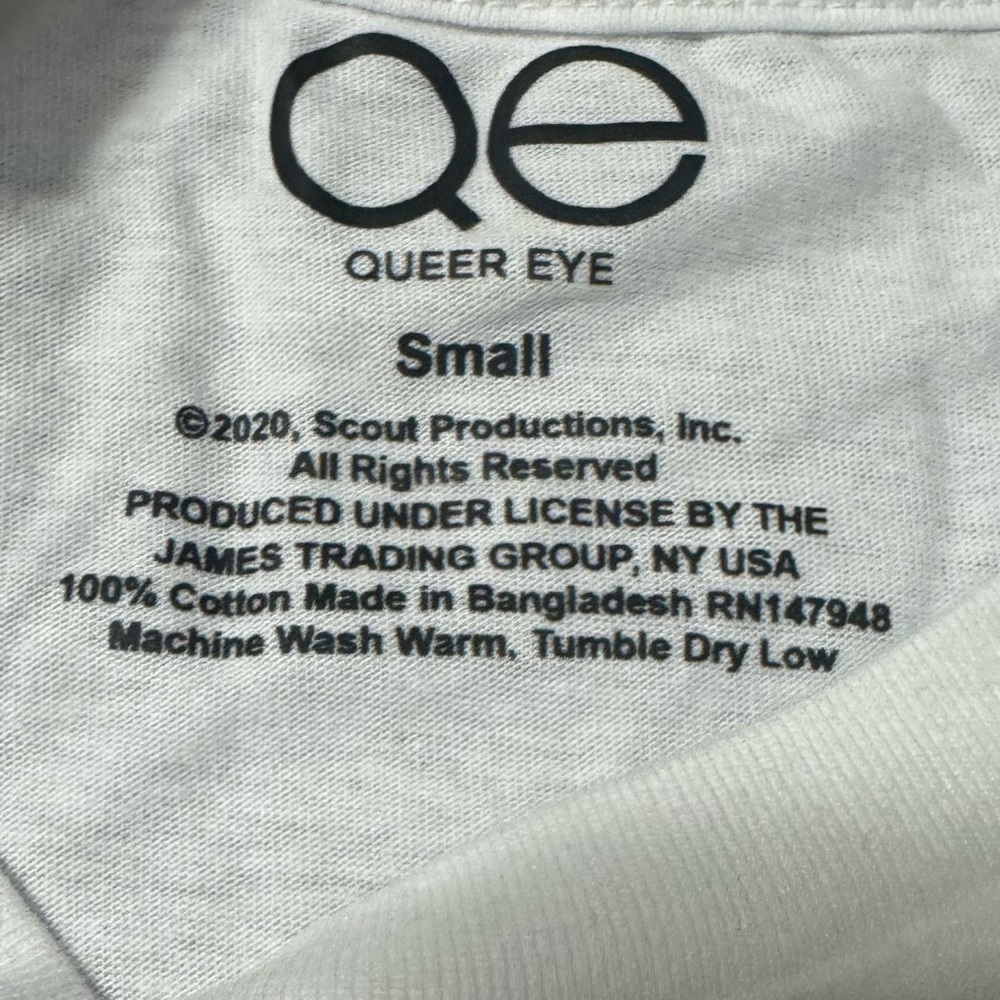 Queer Eye Queen of F’n Everything White Graphic Tee Size S - Picture 2 of 6